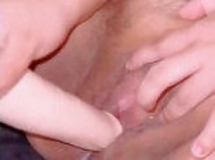 clito, amateur, jouet, ejaculation, solo, taquinerie