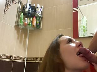 imbaiere, nevasta, amatori, adolescenta, adanc-in-gat, pov, sperma-in-gura, tatuaj, tate-mici