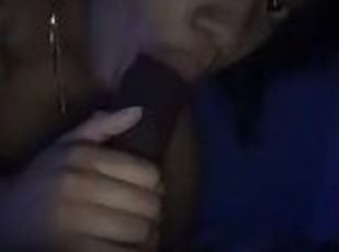 Lightskin slut Sucking Dick