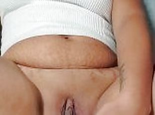 cul, masturbation, orgasme, public, giclée, amateur, jouet, fétiche, brunette