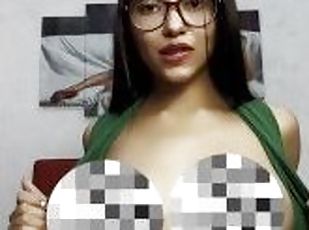 cul, gros-nichons, masturbation, public, amateur, naturel, seins, bout-a-bout, fétiche, brunette