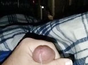 mastubasi, amatir, dewasa, cumshot-keluarnya-sperma, sentakkan, sperma, seorang-diri