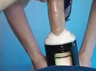 My big Dick vs my tight Fleshlight