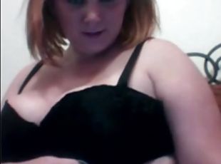 Bbw with big boobs masturbates