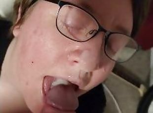 Giving the wife a nice facial :3