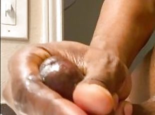 BBC Jerk off and MASSIVE cumshot