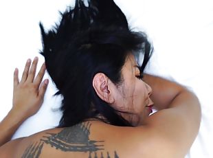 groß-titten, doggy, erotisch-mutti, thai, ficken, brunette, tattoo, blöde