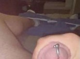 masturbation, amateur, ejaculation-sur-le-corps, gay, secousses, point-de-vue, ejaculation, percé, solo, ours