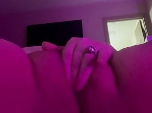 clito, masturbation, amateur, jouet, belle-femme-ronde, solo