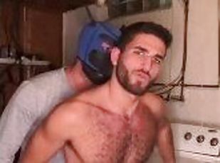 papa, poilue, amateur, fellation, gay, ejaculation-interne, couple, pappounet, musclé, masque