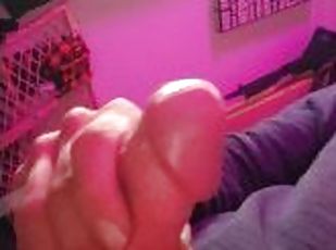 énorme, masturbation, amateur, ejaculation-sur-le-corps, énorme-bite, branlette, ejaculation, solo, bite