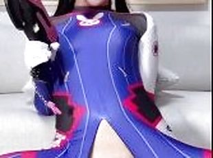 Naughty DVA Cosplay Transgirl Toy Playing