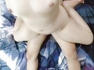 asian, syahwat, amateur, perempuan-jelita, creampie