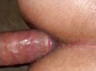 pantat, amatir, anal, penis-besar, creampie-ejakulasi-di-dalam-vagina-atau-anus-dan-keluarnya-tetesan-sperma, suami, tato, penis, kasar