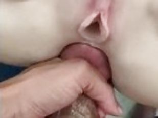 masturbieren, alt, dilettant, beule-schuss, spielzeug, schwer, creampie, doppelklicken, 18ich, alte