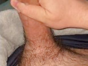 White cock cumshot