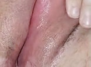 Creamy pussy cumming for Daddy