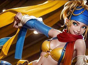 AI created Rikku from Final Fantasy X