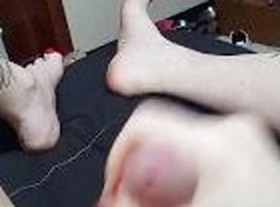 masturbation, amateur, ejaculation-sur-le-corps, célébrité, latina, pieds, horny, assez, bite, jambes