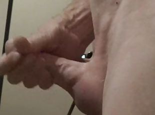 another hotel room jerking off session - wish somebody had been there to help me cum