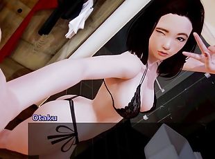 tetas-grandes, adolescente, hentai, 3d, culazo