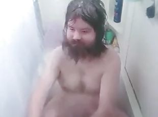 bañando, peluda, amateur, gay, regordeta-chubby, fetichista, ducha, a-solas