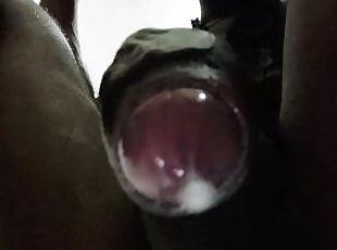 amateur, ejaculation-sur-le-corps, énorme-bite, gay, black, ejaculation, solo, bite