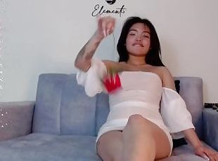 gros-nichons, clito, poilue, mamelons, chatte-pussy, jouet, latina, mignonne, seins, philippine