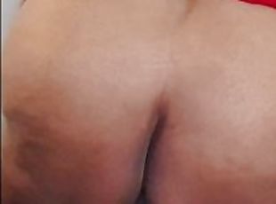 orgasmo, amador, ébona, bbw, pov, cavalgando